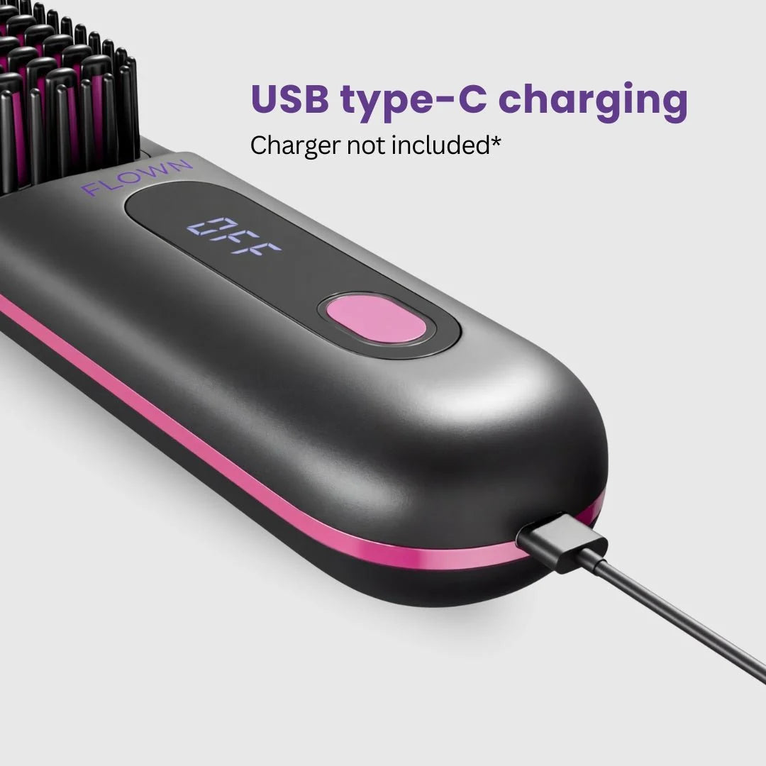 [NEW]  Portable Straightener Brush - Gobrush PRO