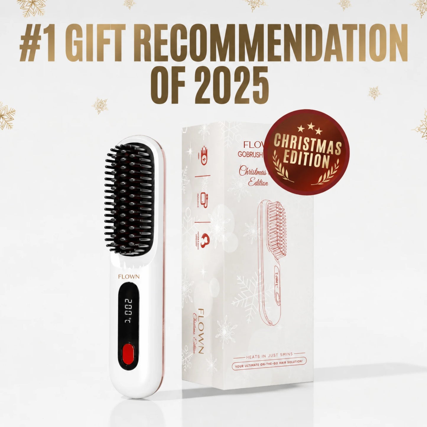 [NEW]  Portable Straightener Brush - Gobrush PRO