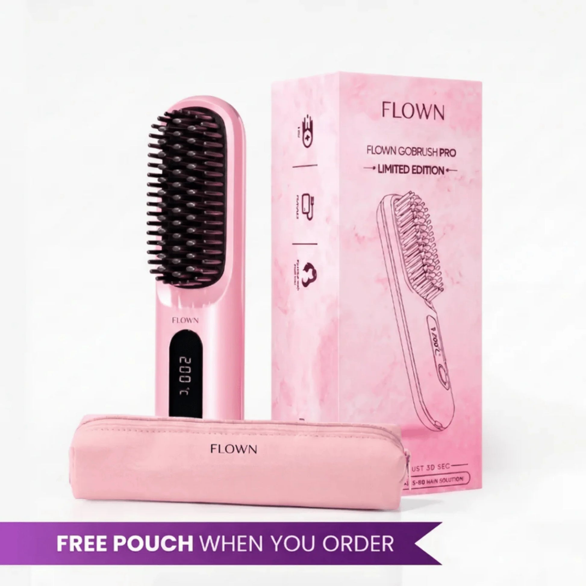 [NEW]  Portable Straightener Brush - Gobrush PRO