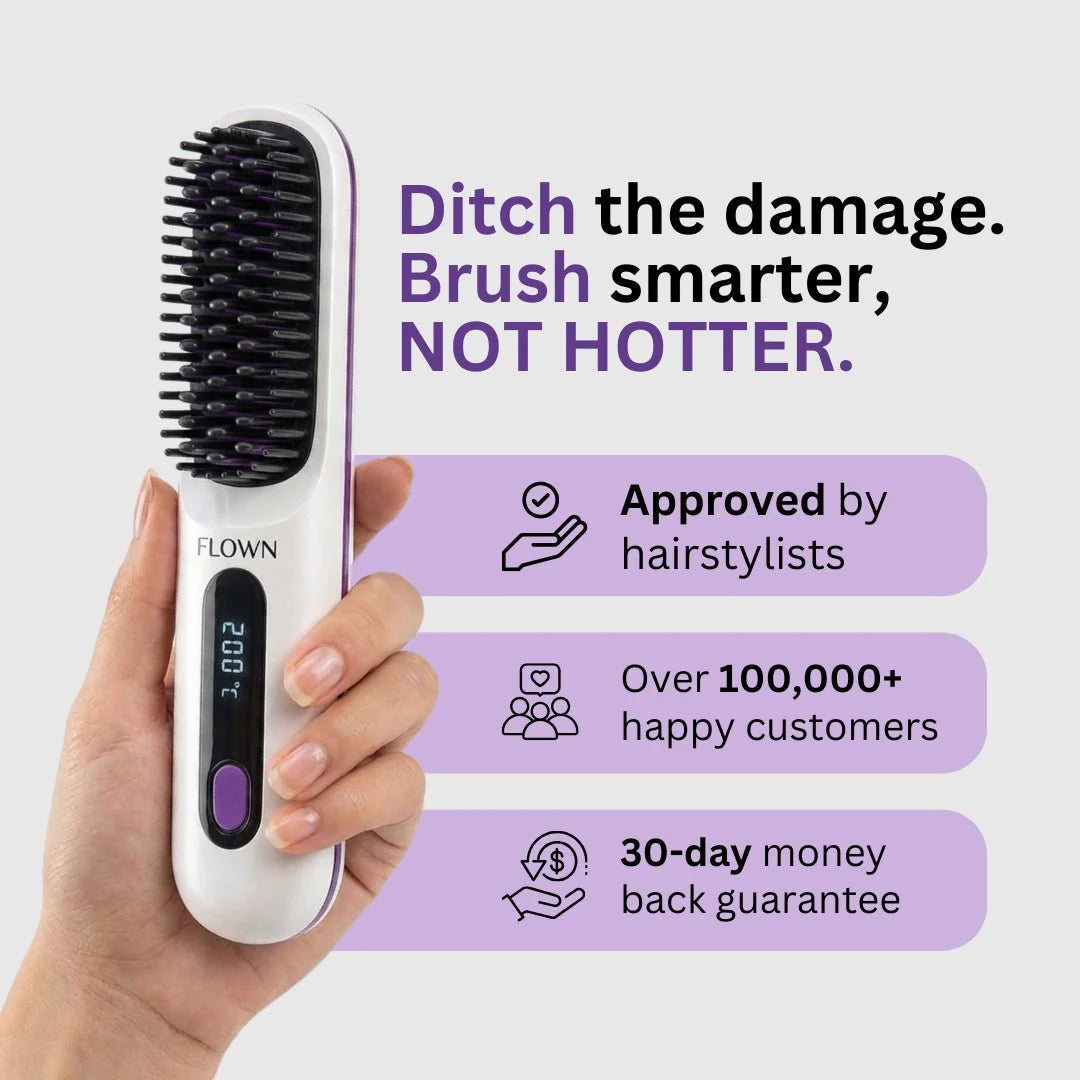 [NEW]  Portable Straightener Brush - Gobrush PRO