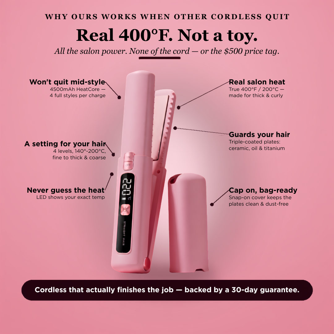 The Halo Hair Wireless Straightener
