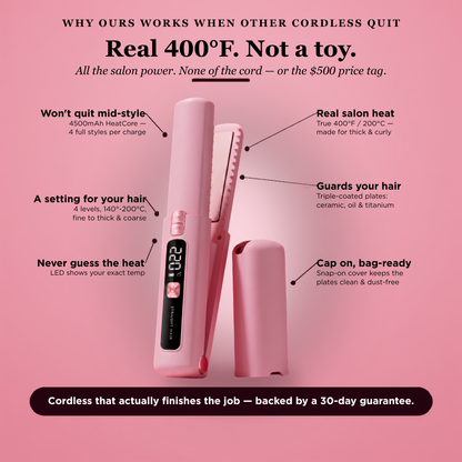 The Halo Hair Wireless Straightener