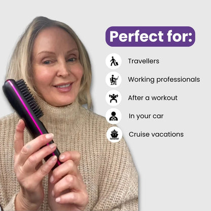 [NEW]  Portable Straightener Brush - Gobrush PRO