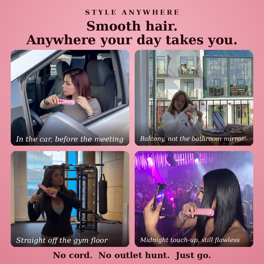 The Halo Hair Wireless Straightener